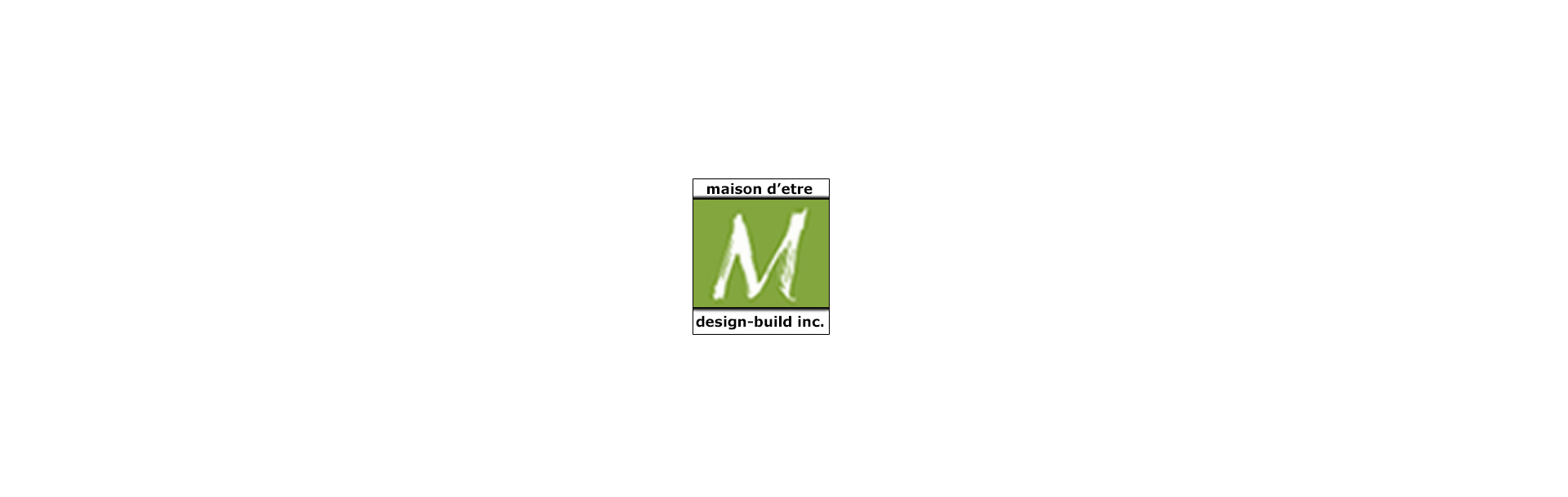 maison d'etre website